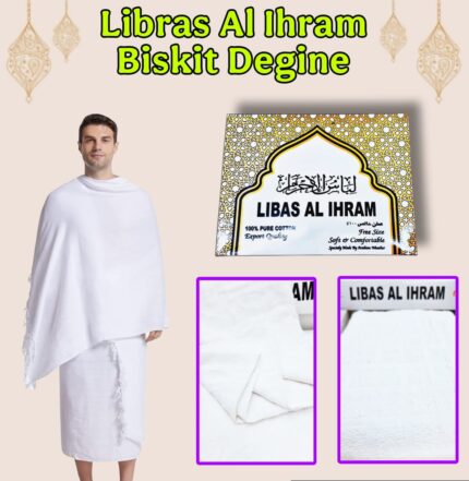 Biskit Design Libas Al ihram towel Ihram Soft And Comfortable